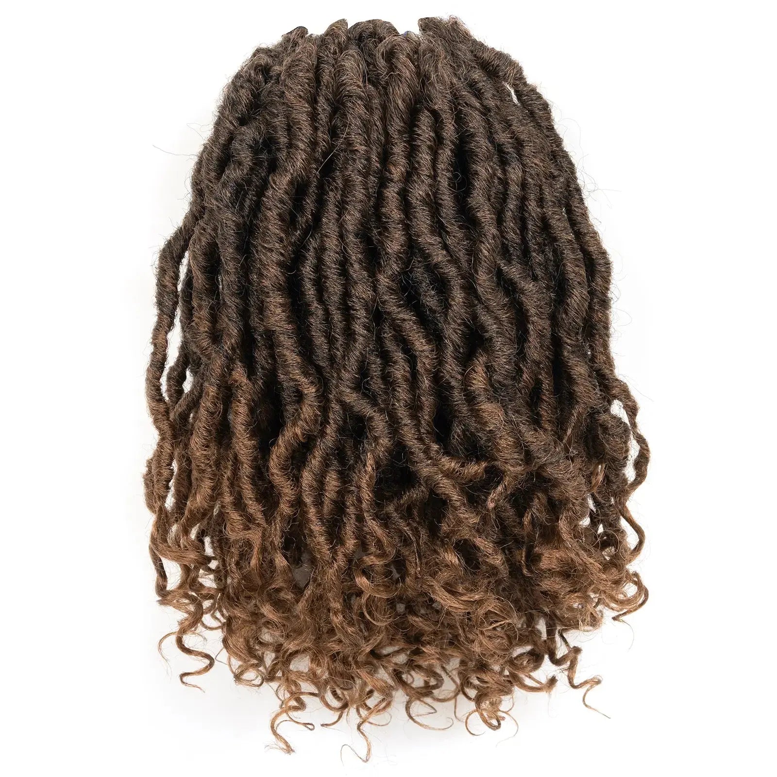 Toyotress Passion Locs Crochet Hair Handmade Curly Hair Crochet Synthetic Braiding Hair